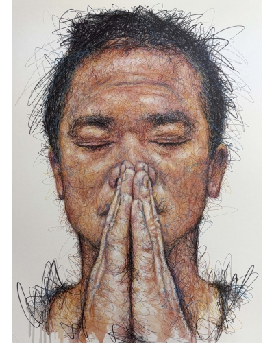Box set of 8 lithographs Hom Nguyen