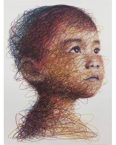 Box set of 8 lithographs Hom Nguyen